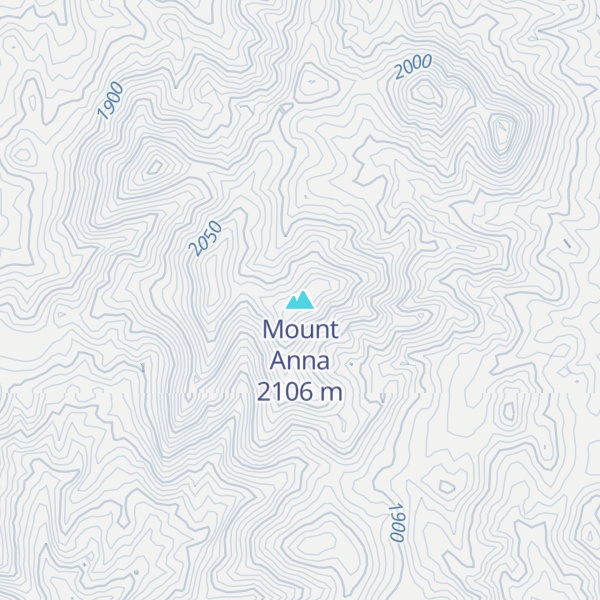 Map of Mount Anna
