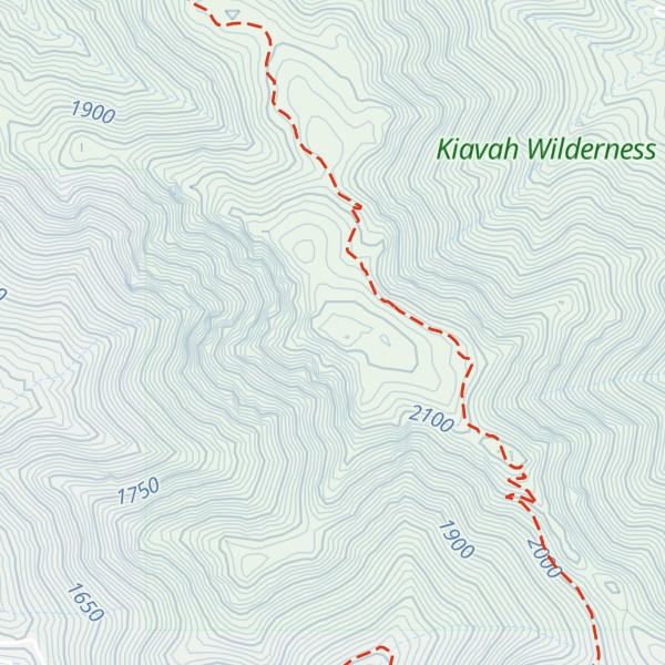 Map of Skinner Peak