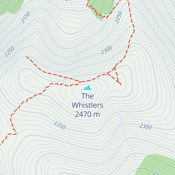 Map of The Whistlers