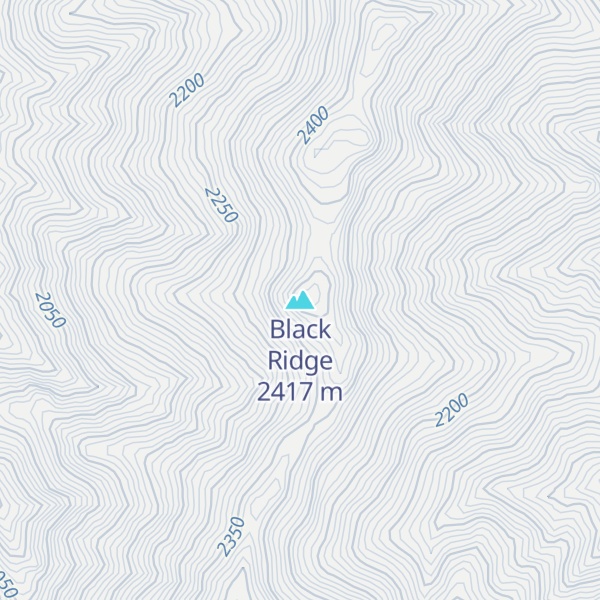 Map of Black Ridge