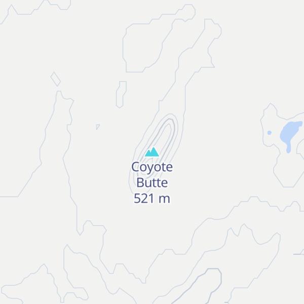 Map of Coyote Butte