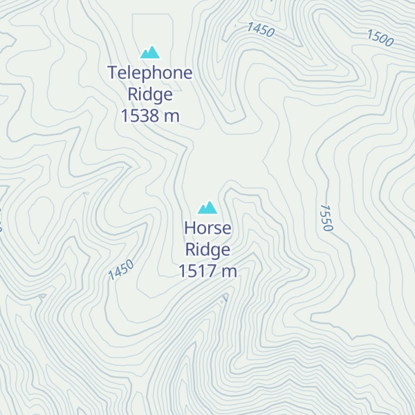 Map of Horse Ridge