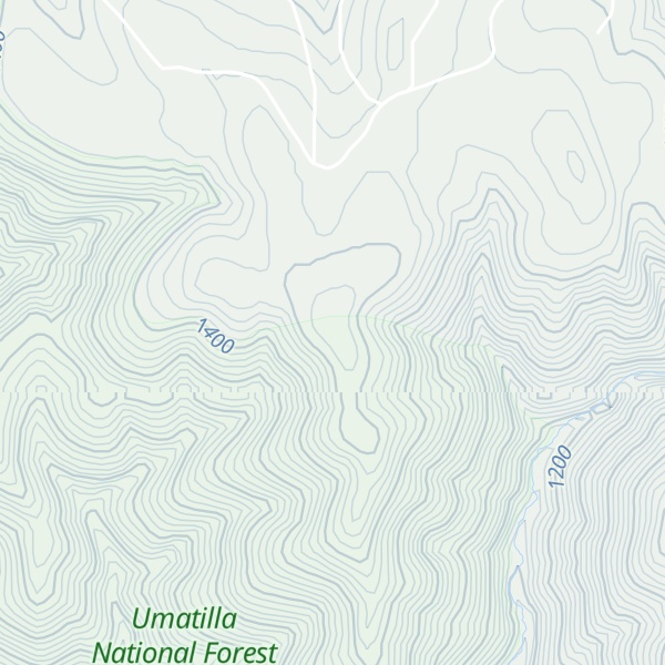 Map of Buck Mountain