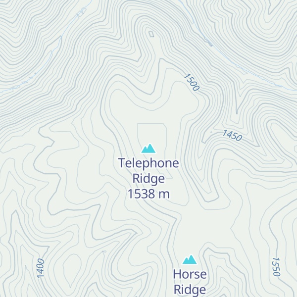 Map of Telephone Ridge