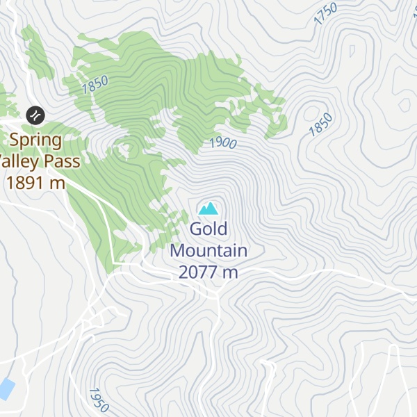 Map of Gold Mountain