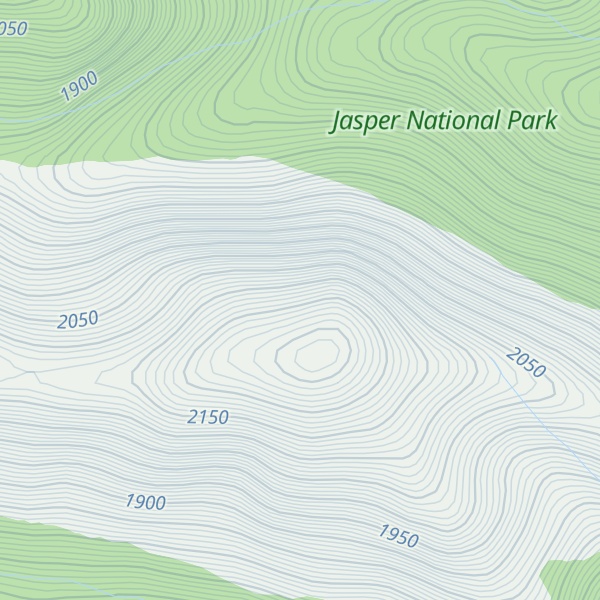 Map of Esplanade Mountain
