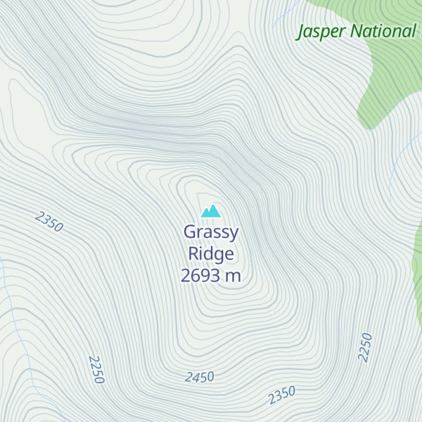 Map of Grassy Ridge