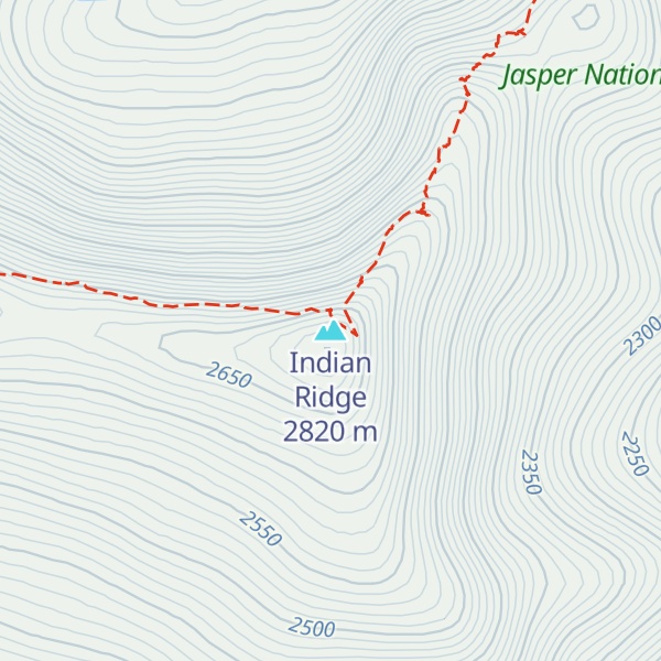 Map of Indian Ridge