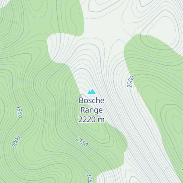 Map of Bosche Range