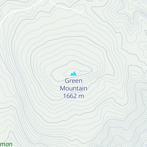 Map of Green Mountain