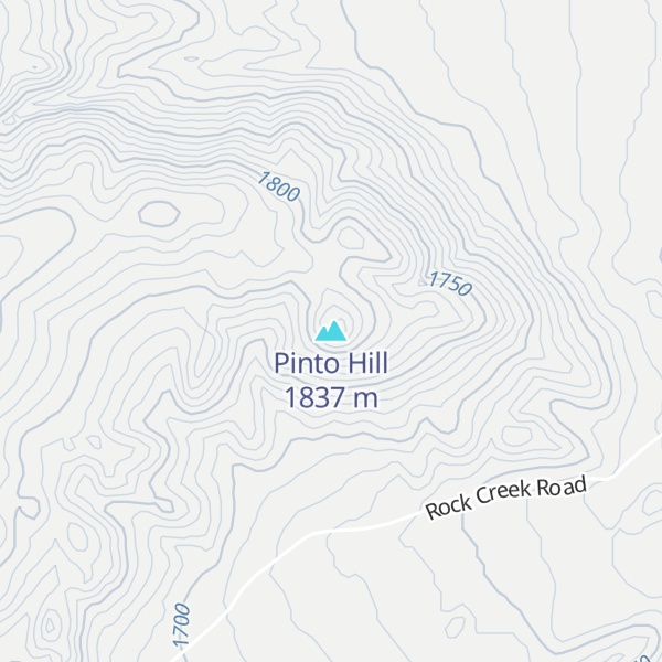 Map of Pinto Hill