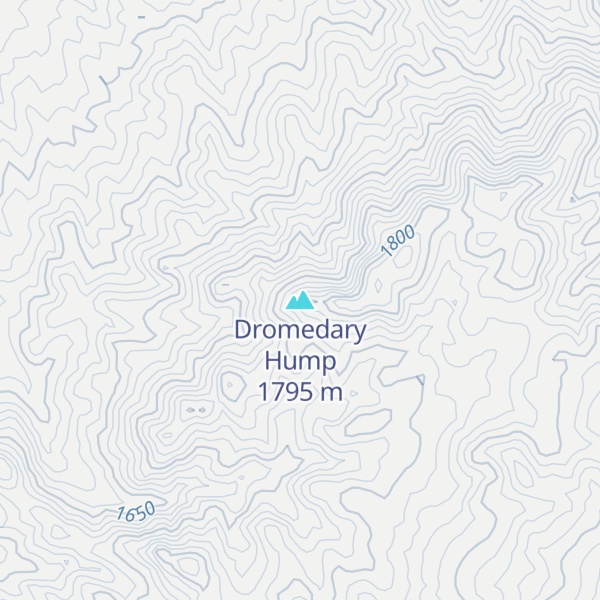 Map of Dromedary Hump