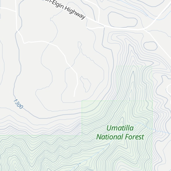 Map of Weston Mountain