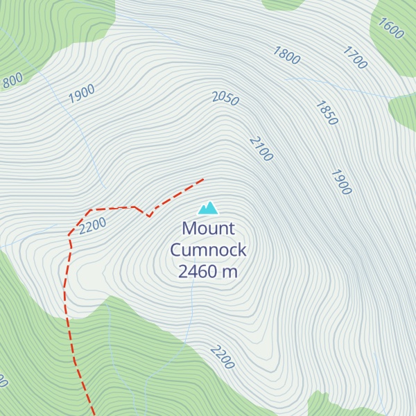 Map of Mount Cumnock