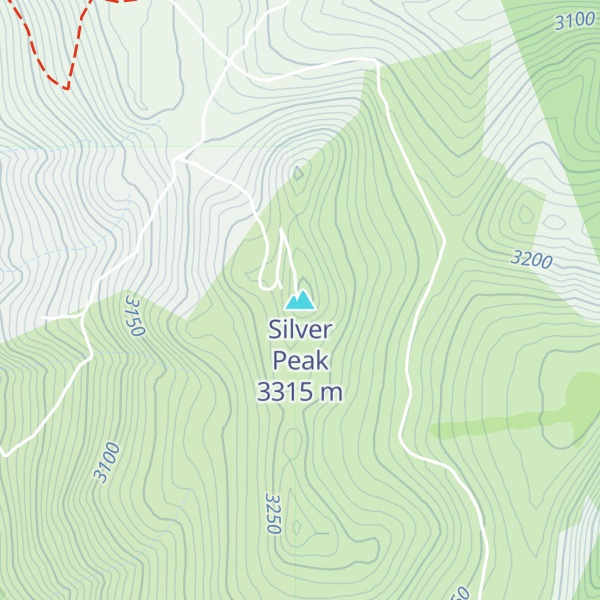 Map of Silver Peak