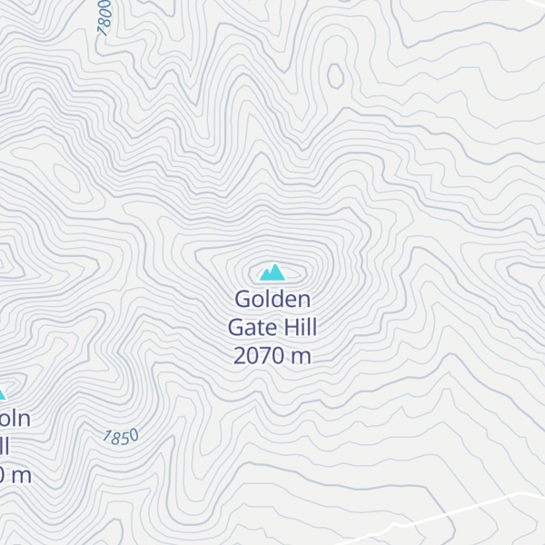 Map of Golden Gate Hill