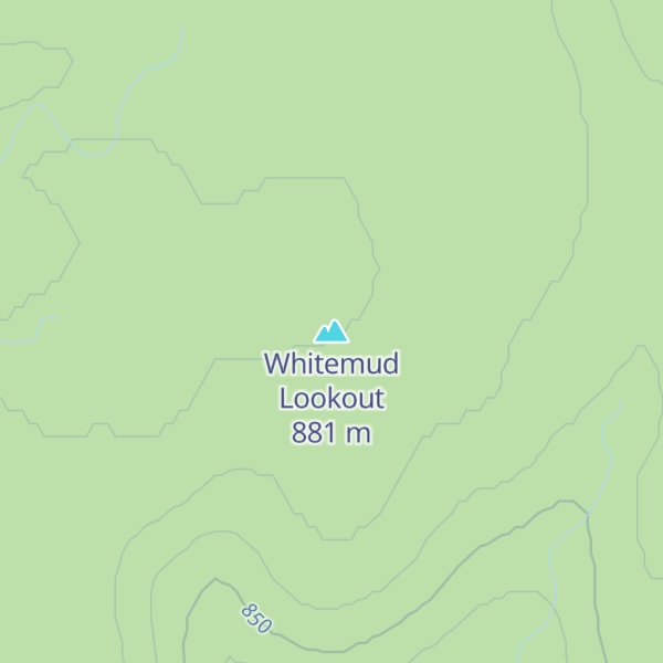 Map of Whitemud Lookout