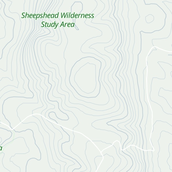 Map of Wildcat Canyon WSA HP