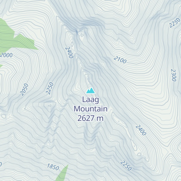 Map of Laag Mountain