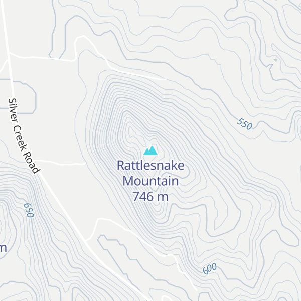 Map of Rattlesnake Mountain