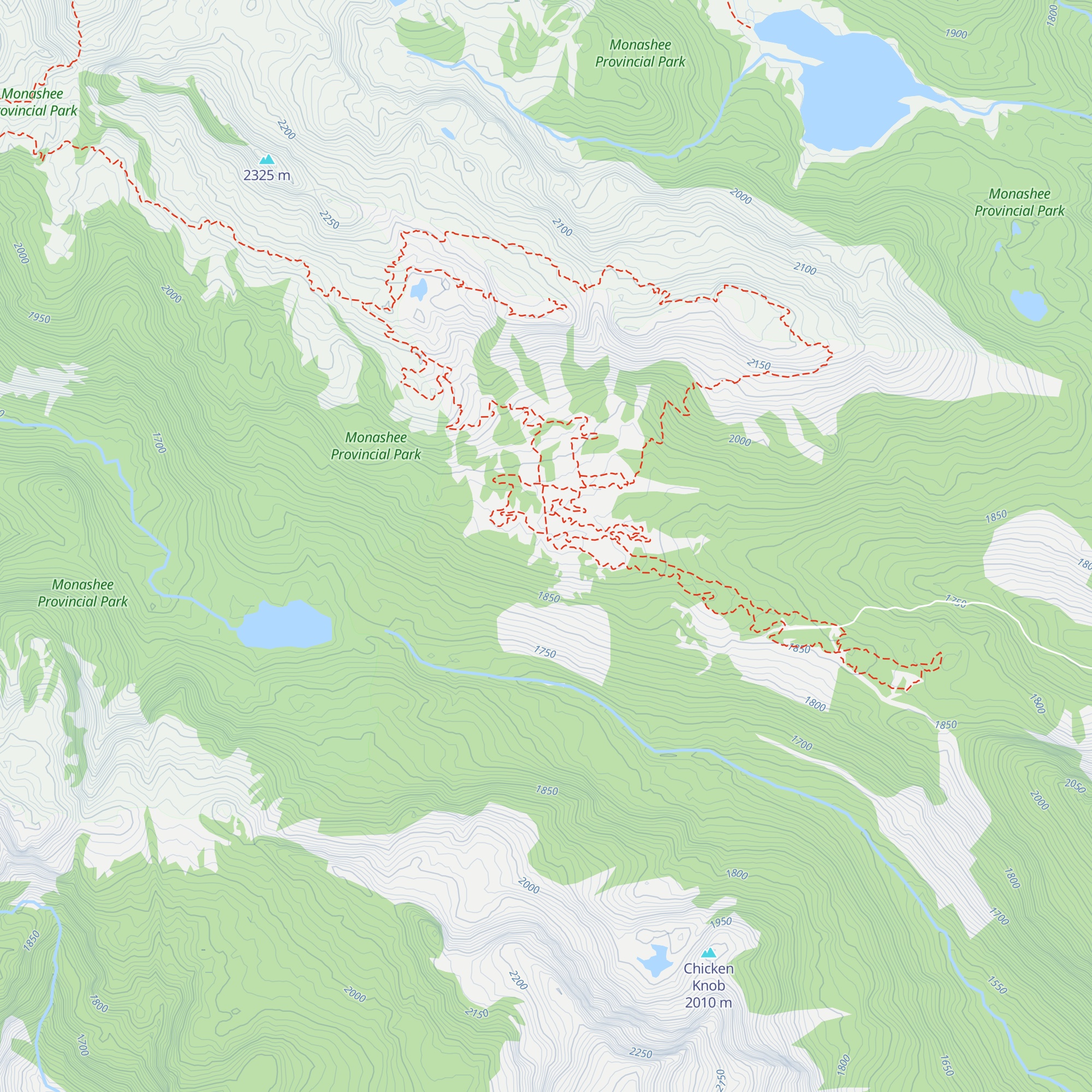 Sol Mountain Lodge map