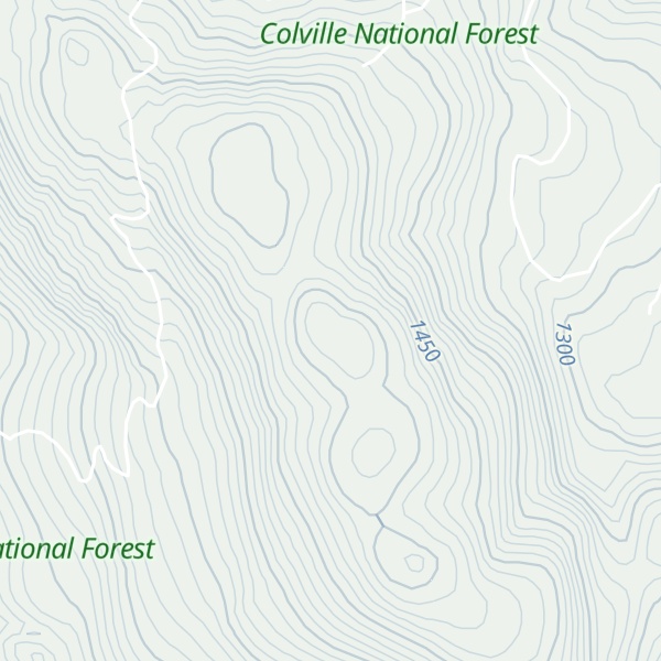 Map of Bisbee Mountain