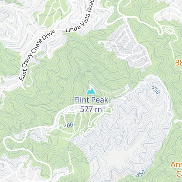 Map of Flint Peak