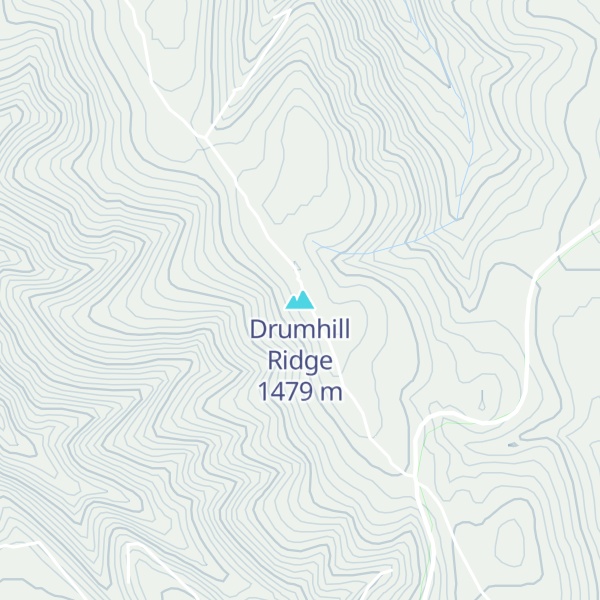 Map of Drumhill Ridge