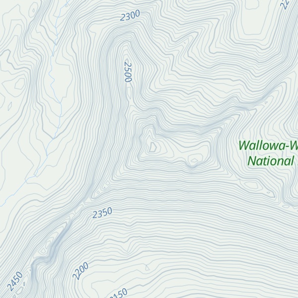 Map of Van Patten Butte