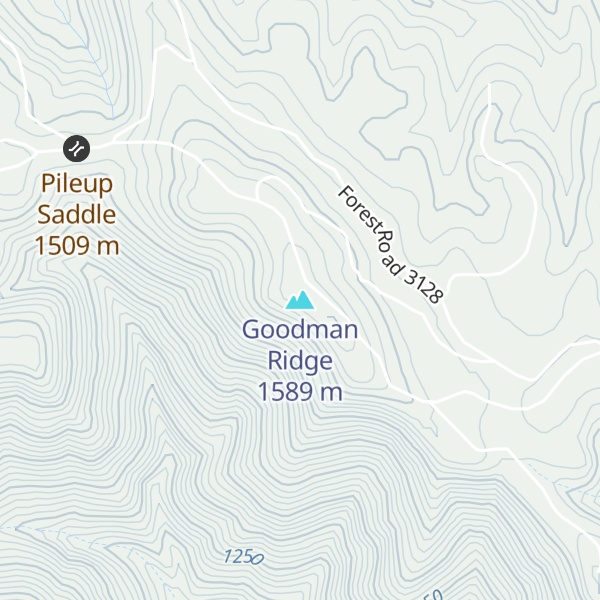 Map of Goodman Ridge