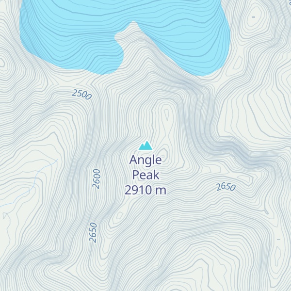 Map of Angle Peak