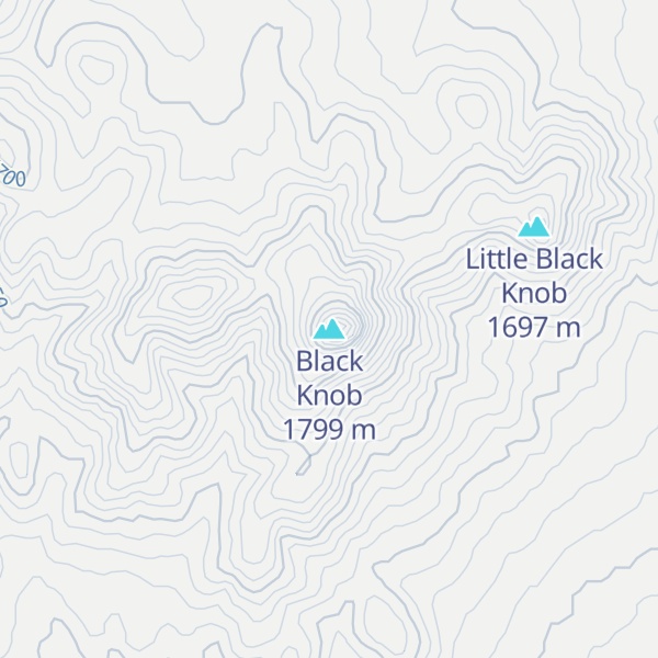Map of Black Knob