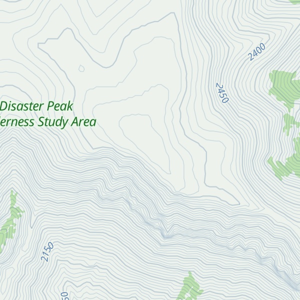 Map of Orevada View Benchmark