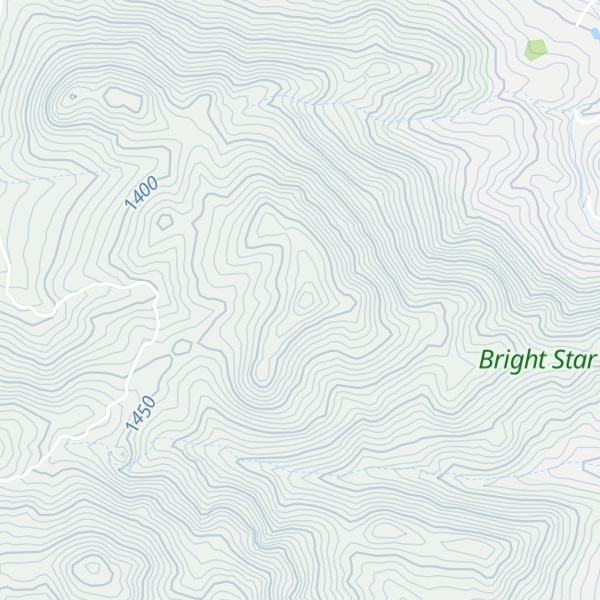 Map of Kelso Peak