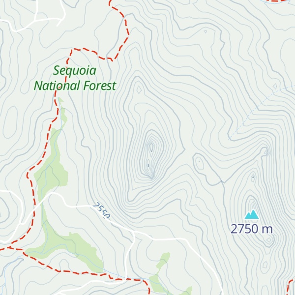 Map of Granite Knob