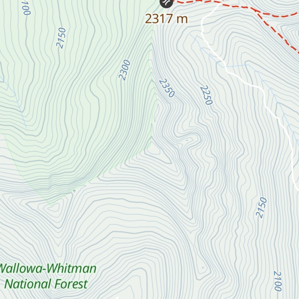 Map of Columbia Hill