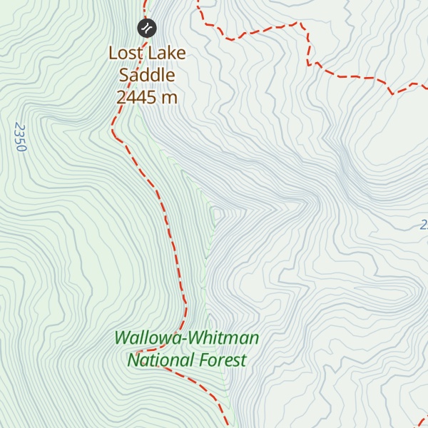 Map of Mount Ruth