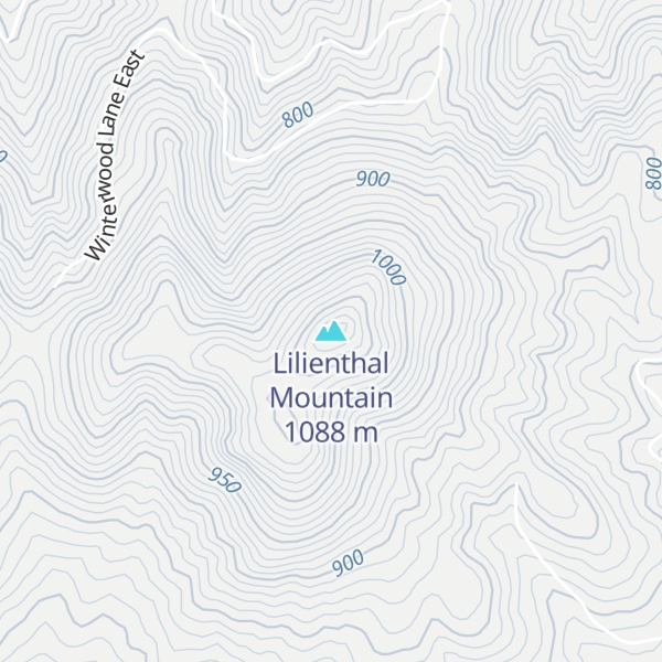 Map of Lilienthal Mountain