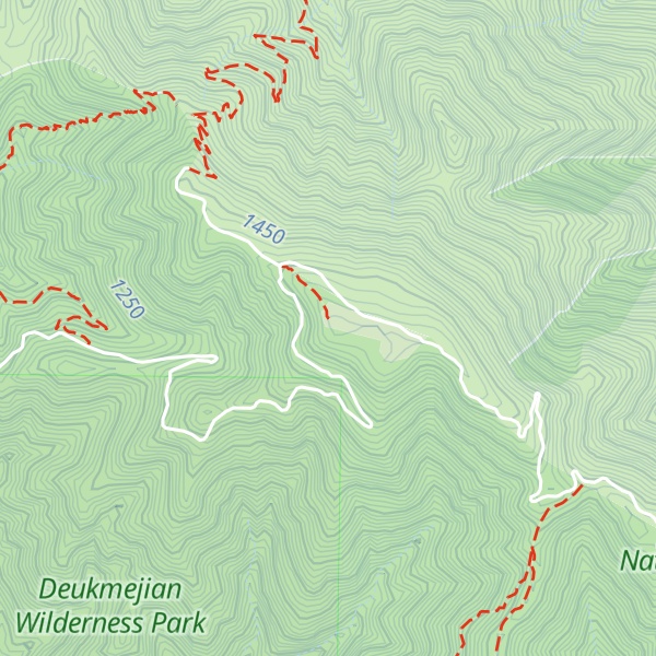Map of Mount Lukens
