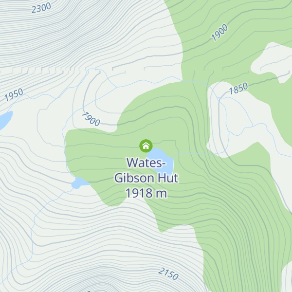 Map of Wates-Gibson Hut