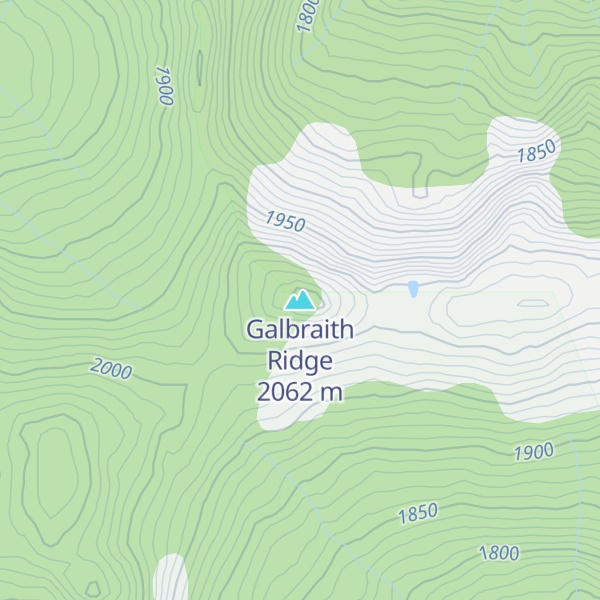 Map of Galbraith Ridge