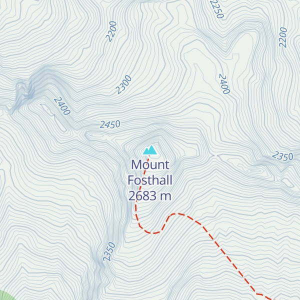 Map of Mount Fosthall