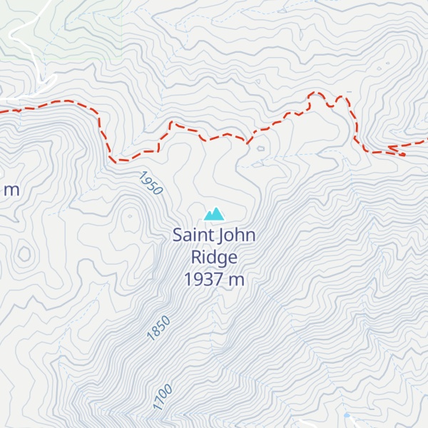 Map of Saint John Ridge