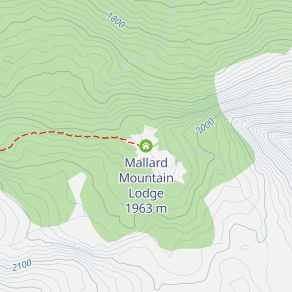 Map of Mallard Mountain Lodge