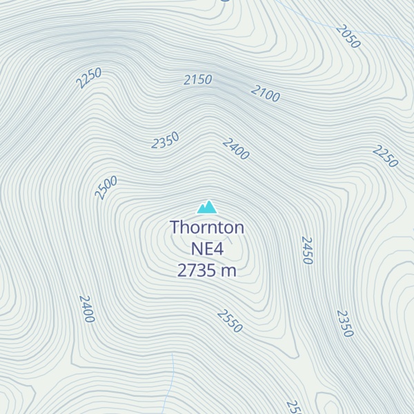 Map of Thornton NE4