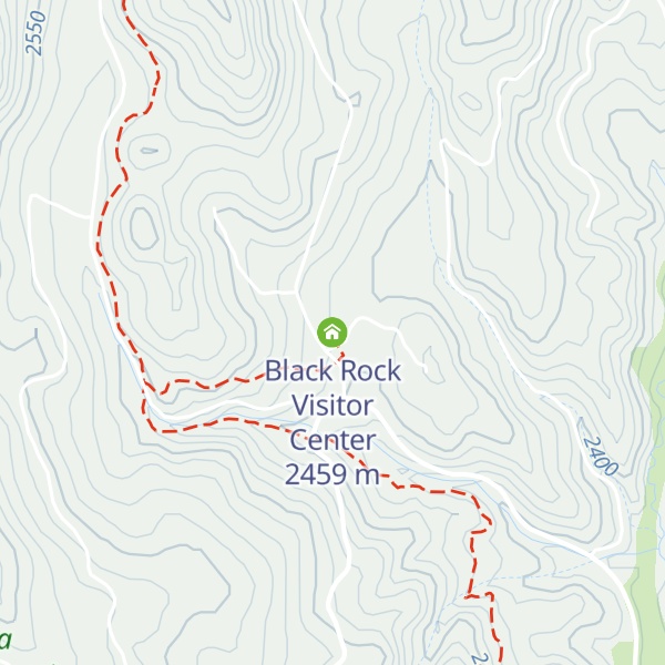 Map of Black Rock Visitor Center