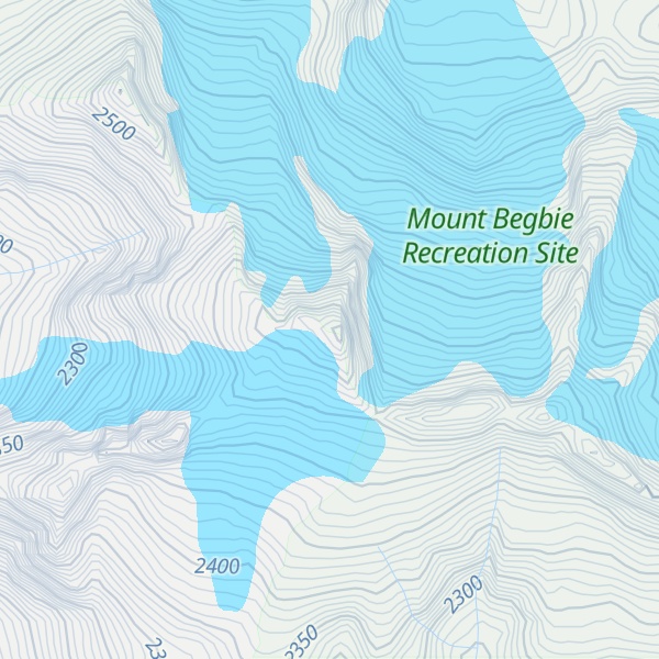 Map of Remedy Peak