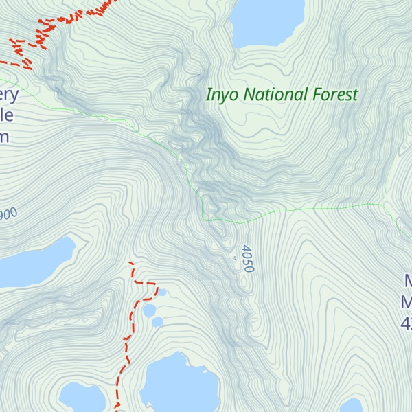 Map of Mount McAdie