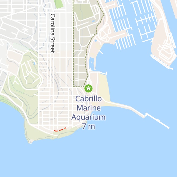 Map of Cabrillo Marine Aquarium