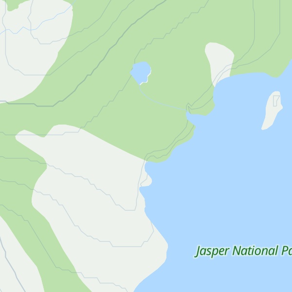 Map of Tonquin Valley Backcountry Lodge